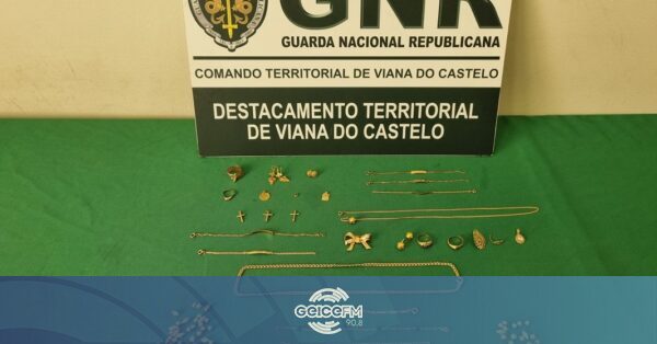 GNR de Viana do Castelo recupera 36 peças de ouro roubadas Rádio Geice