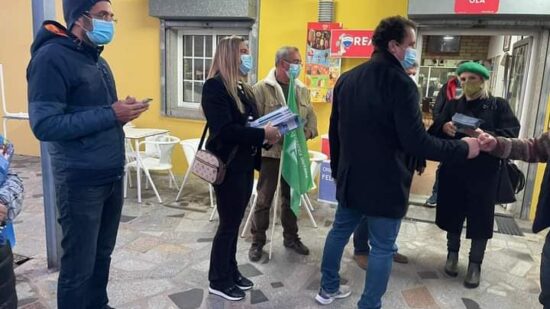 Campanha da CDU visita a Associação de Moradores da Cova-Meadela