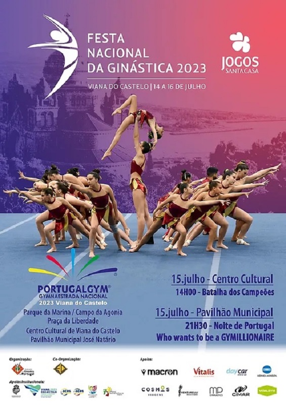 Programa dos Jogos Eurovisionsports 2023 em Viana do Castelo