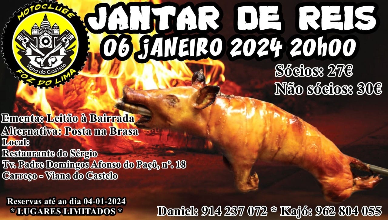 Motoclube Foz do Lima, Jantar de Reis