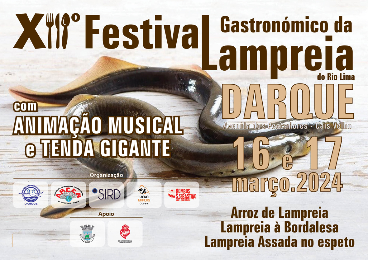 Darque convida para mais um Festival Gastronómico da Lampreia do Rio Lima