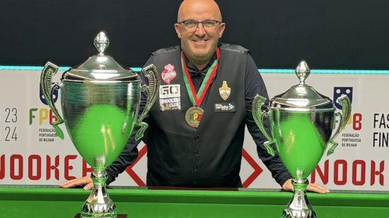 Jogador do SC Vianense em 3.º lugar no Nacional de Snooker