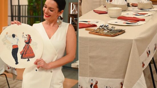 Melânia Gomes inspira-se no “Vira” e cria coleção de mesa para a Lethes Home