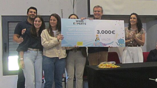 Grupo de alunas da Escola Básica da Abelheira é premiado pela Ocean Winds