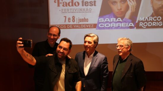 Marco Rodrigues e Sara Correia na primeira edição do “Arcos Fado Fest”