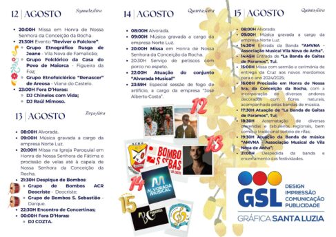 Festa de Nossa Senhora da Conceição da Rocha, Meixedo