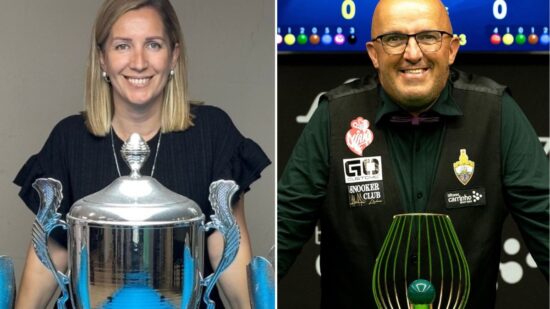 Vânia Franco e Henrique Correia nos Campeonatos da Europa de Snooker