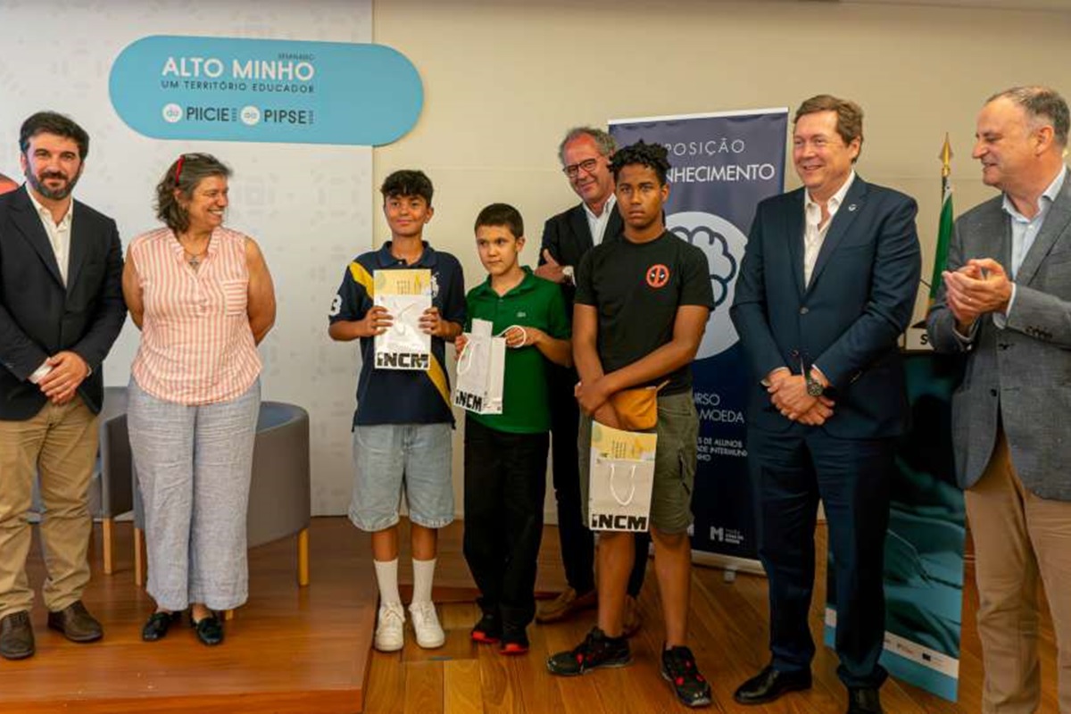 António Cerqueira, aluno do Agrupamento de Escolas de Ponte da Barca, Imprensa Nacional - Casa da Moeda