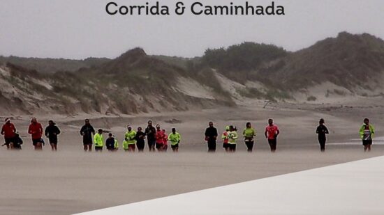 Manhã de Consoada é manhã de corrida e caminhada na Praia do Cabedelo