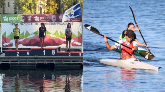 Jovem do Darque Kayak Clube de “bronze” na Final Nacional das primeiras pagaiadas de fundo