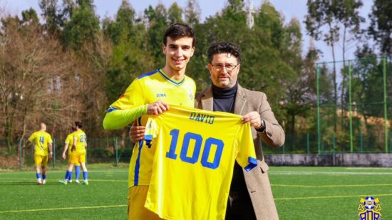 Barroselas homenageia atleta por “100 jogos pela equipa sénior”