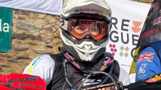 Mariana Afonso em 2.º na terceira ronda do Campeonato Nacional de Enduro