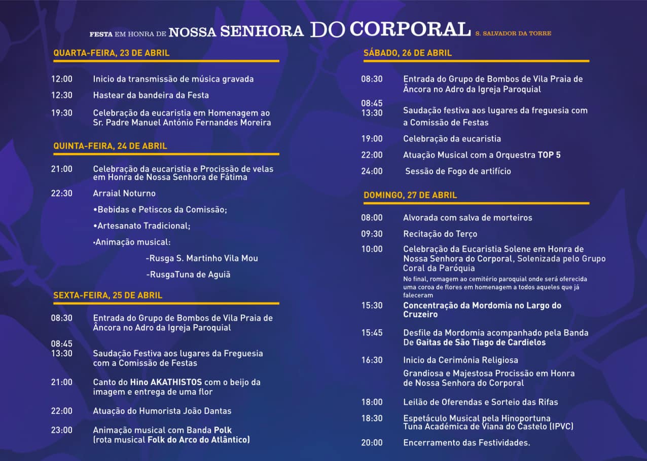 Festa em Honra de Nossa Senhora do Corporal