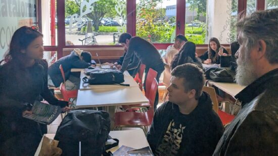 CDU Viana foi ao IPVC ouvir necessidades dos estudantes e defender o fim das propinas