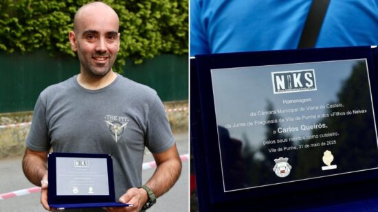 Premiado cuteleiro vianense homenageado na terra natal