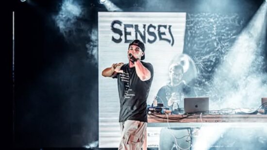 Di Ponti, O Simples Mente e Skinny Wolf no Festival de Hip Hop de Viana