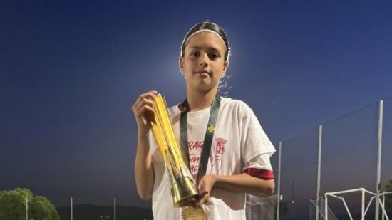 Jovem craque de Viana é campeã nacional sub-13