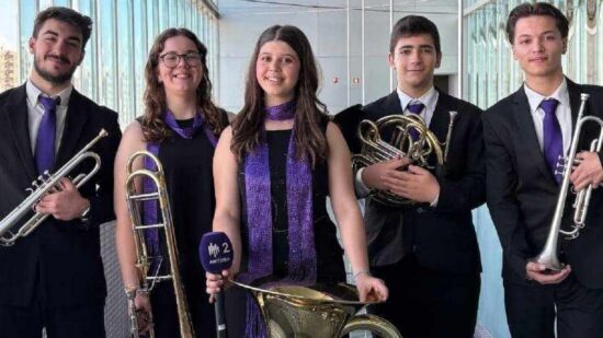 Quinteto de metais da ARTEAM conquista menção honrosa no Prémio Jovens Músicos