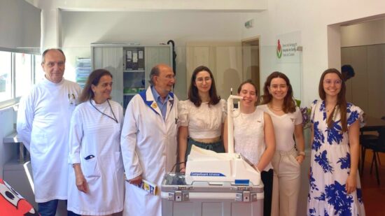 Rotaract Club e Liga do Hospital de Viana oferecem balança agitadora de sangue