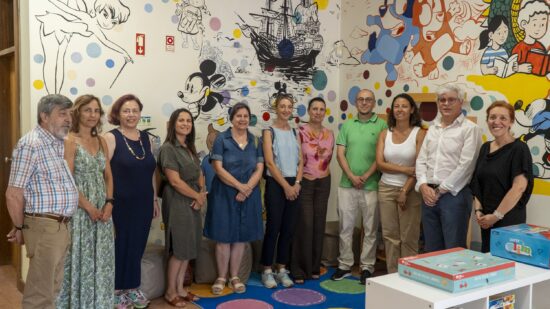 Mural criado por estudantes do IPVC inspira  imaginário de dezenas de crianças