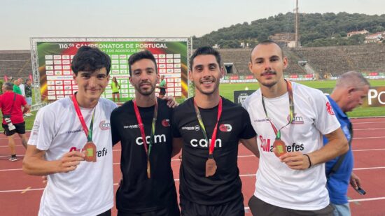 CA Mazarefes conquista medalha de bronze nos Campeonatos de Portugal de Atletismo