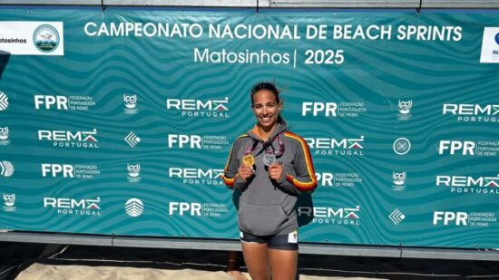 Vianense Bruna Parente é campeã nacional em Remo de Mar
