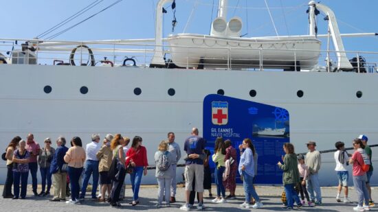 Navio Museu Gil Eannes regista agosto histórico com mais de 21 mil visitantes