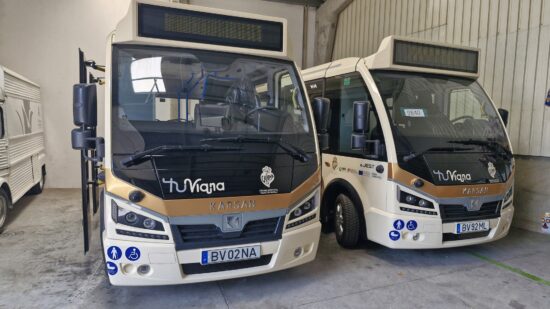Já chegaram os primeiros autocarros elétricos “TuViana”