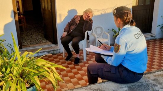 GNR de Viana em ação de sensibilização junto dos idosos que vivem sozinhos ou isolados