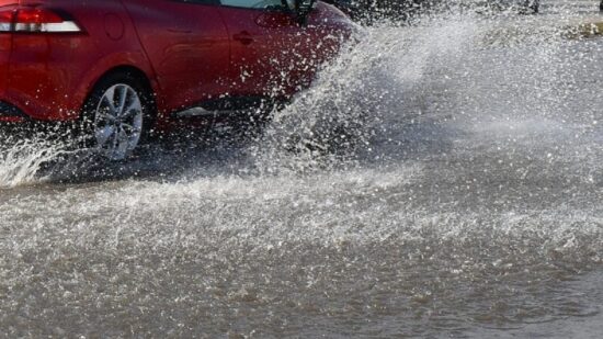 Mau tempo. PSP alerta condutores para o aumento de risco de acidente