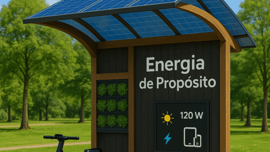 Alunas do IPVC apresentam protótipo de paragem de autocarro sustentável