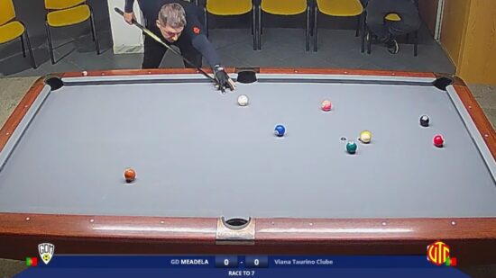 Grupo Desportivo da Meadela vence derby vianense no Bilhar Pool