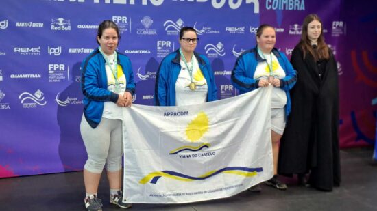 “Chuva” de medalhas para APPACDM de Viana no Nacional de Remo Indoor