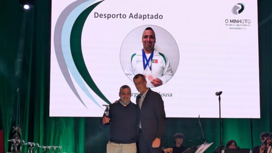 Jorge Miguel Sousa distinguido na Gala dos Troféus Desportivos “O Minhoto”