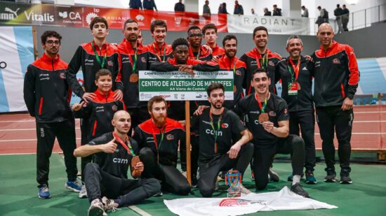 Centro de Atletismo de Mazarefes conquista bronze nacional em Braga