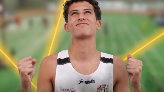 Vianense é vice-campeão nacional Sub-18 no salto em altura