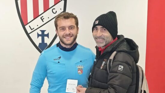 Treinador do Vila Fria 1980 distinguido com Cartão Branco por gesto de “fair play”