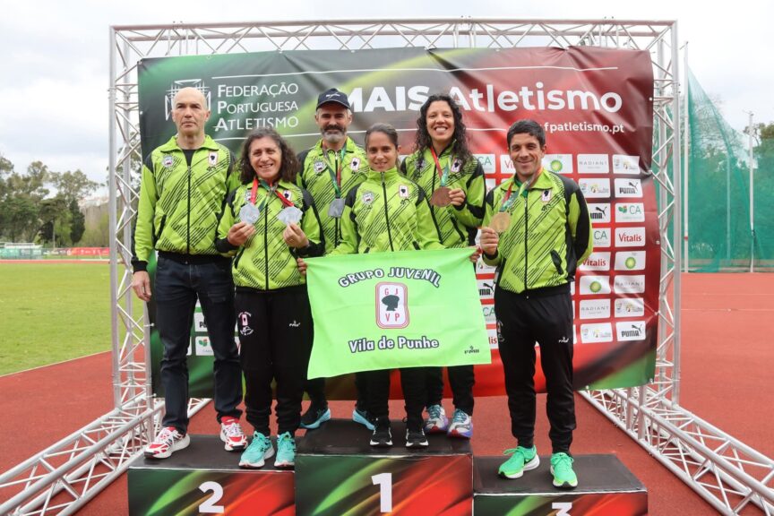 Grupo Juvenil de Vila de Punhe conquista 5 pódios no Nacional Master