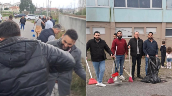 Moradores limpam Bairro do Fomento em Darque