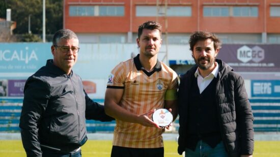 Gaby chegou aos 100 jogos pelo SC Vianense