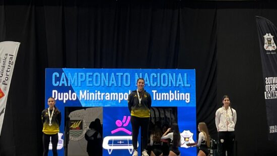 EDV sagra-se campeã nacional de duplo mini-trampolim
