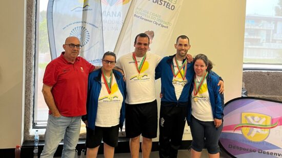 APPACDM de Viana conquista 19 medalhas e soma seis campeões nacionais de Remo Indoor