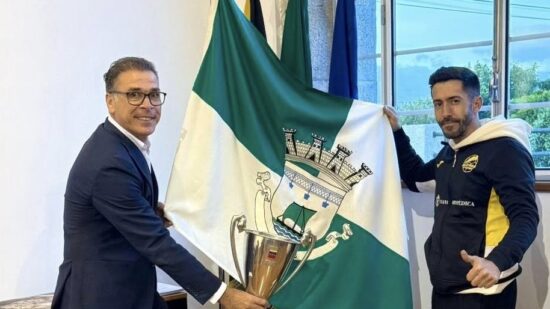 Junta de Darque recebe vencedores da Taça Distrital de Futsal