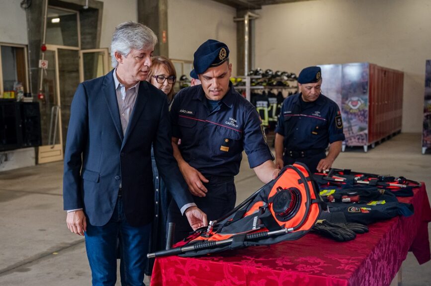 Companhia de Bombeiros Sapadores reforçado com 128 mil euros de novos Equipamentos de Proteção Civil