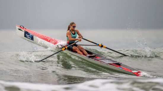Bruna Parente nos quartos-de-final do Mundial de Beach Sprints