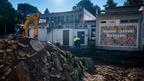 Arrancou obra de 2 milhões de euros para requalificar e ampliar Escola EB1 e JI do Cabedelo