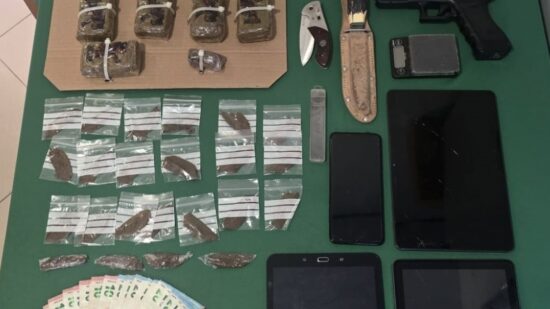 Homem de 25 anos detido com mais de 1000 doses de haxixe em Caminha